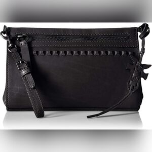Frye Carson Mono Stud Crossbody Bag In Black